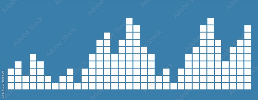 Bar chart steps diagram. Data graph chart steps, squares, vector Bar chart steps diagram. Data graph chart steps, squares, vector