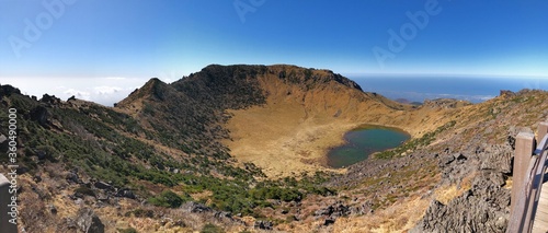 Hallasan mountain crater