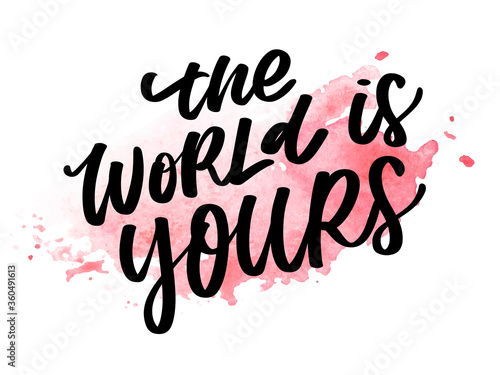 Travel life style inspiration quotes lettering. Motivational typography. Calligraphy graphic design element. Collect moments Old ways wont open new doors. Lets go explore. Every picture tells a story