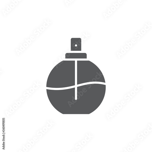 Perfume vector icon symbol isolated on white background