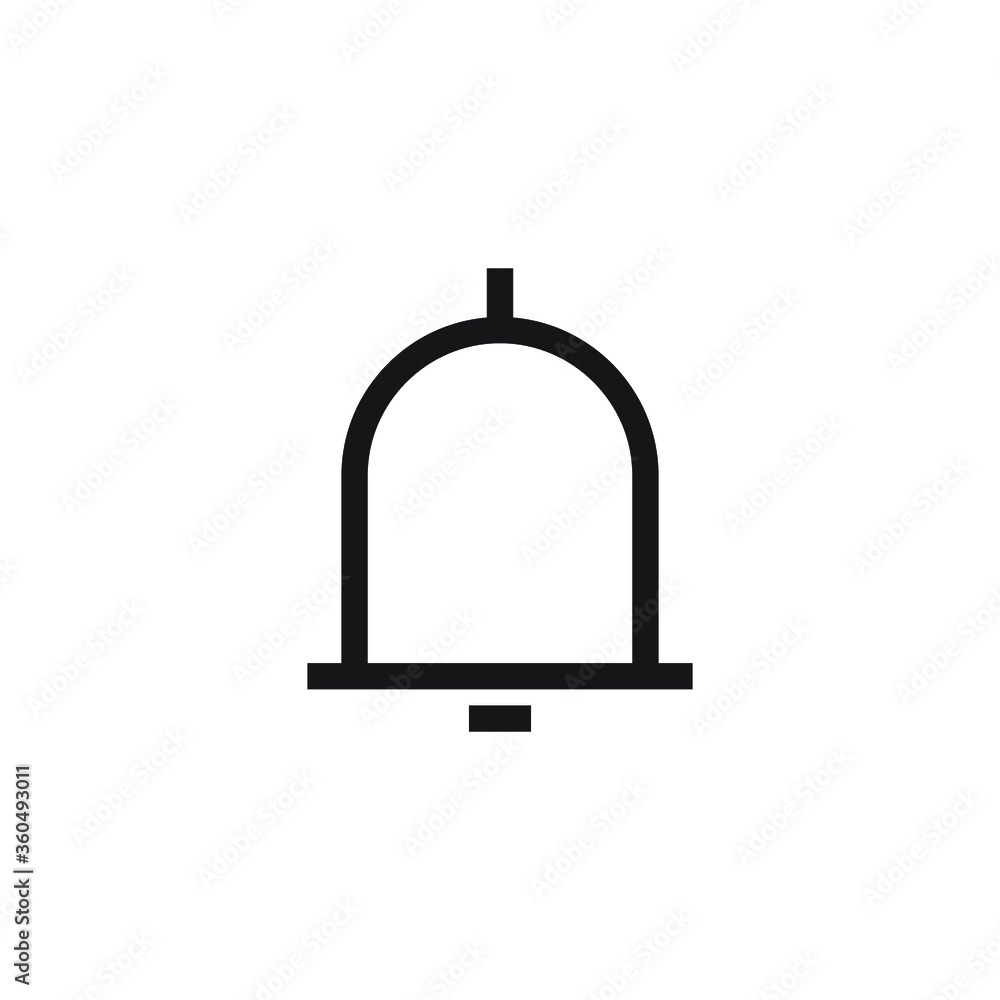 Obraz premium bell icon vector