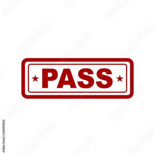 Pass icon. flat illustration of pass vector icon for web. EPS 10