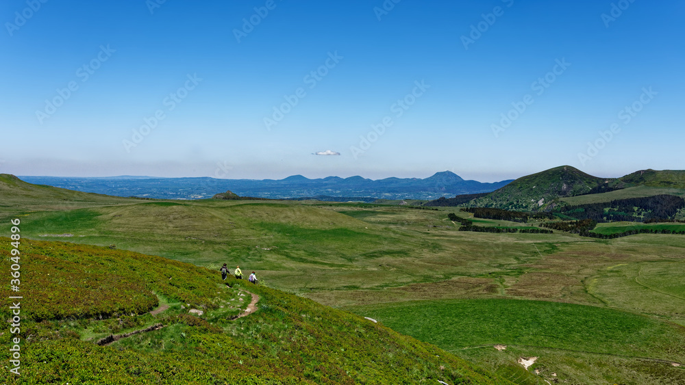 Plateau de la Banne d’Ordanche, Massif du Sancy, Puy de dôme, Auvergne, France