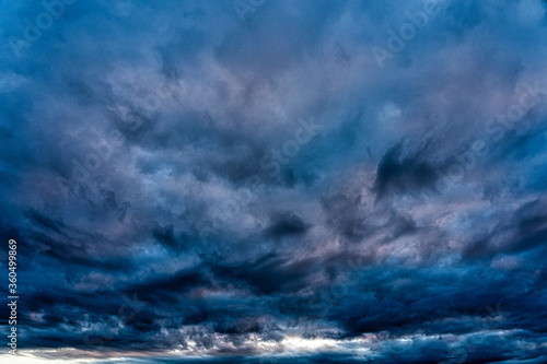 High contrast Blue and Magenta clouds for backgrounds textures, and wallpaper © Impassioned Images