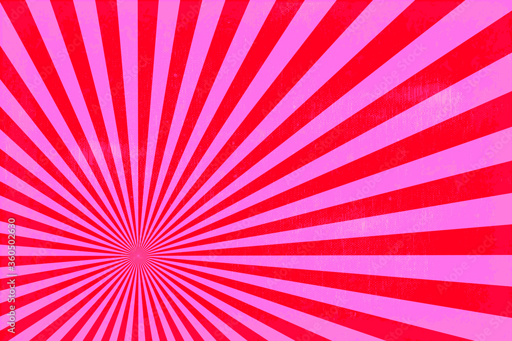 Fototapeta premium Red vintage retro sunburst background