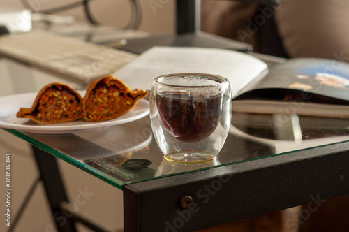 coffee in the bar table