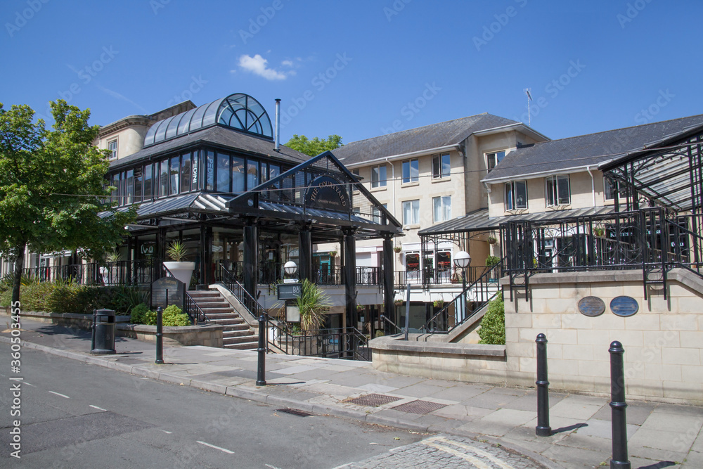 The Courtyard on Montpellier Street in Cheltenham, Gloucestershire in the United Kingdom