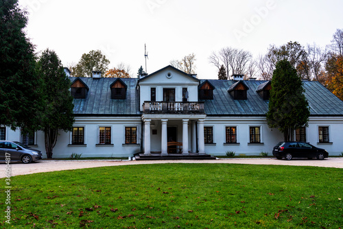 NAGLOWICE, POLAND - OCT 10, 2019: Mikolaj Rej Manor, museum of famous polish writer in his hometown Naglowice, Poland. photo