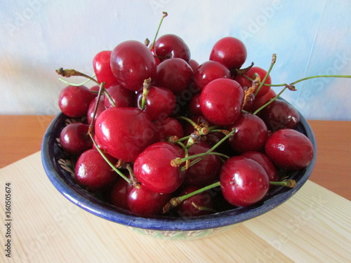 cherries on a plate