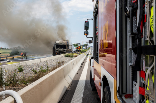 Unfall A81 Stuttgart-Zuffenhausen