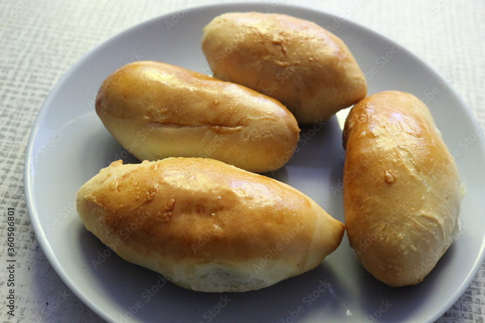 Pies baked at home. They are delicious and fragrant.
Pies baked at home. They are delicious and fragrant.