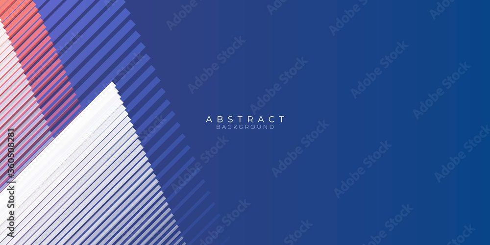 Abstract background dark blue red white with modern corporate concept.