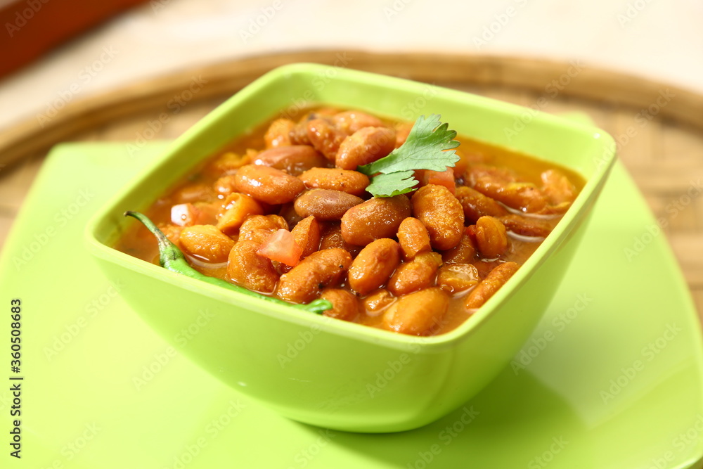Rajma Masala or Red kidney Beans, Indian Dish Rajma Masala or Red kidney Beans, Indian Dish