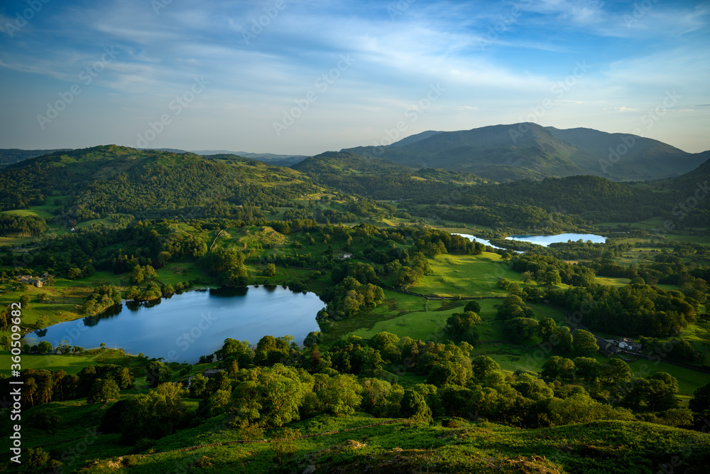 Loughrigg Tarn and Elterwater