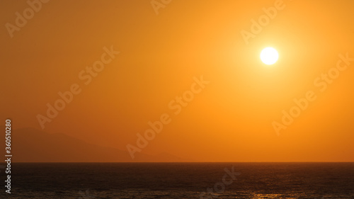 sunrise over the sea