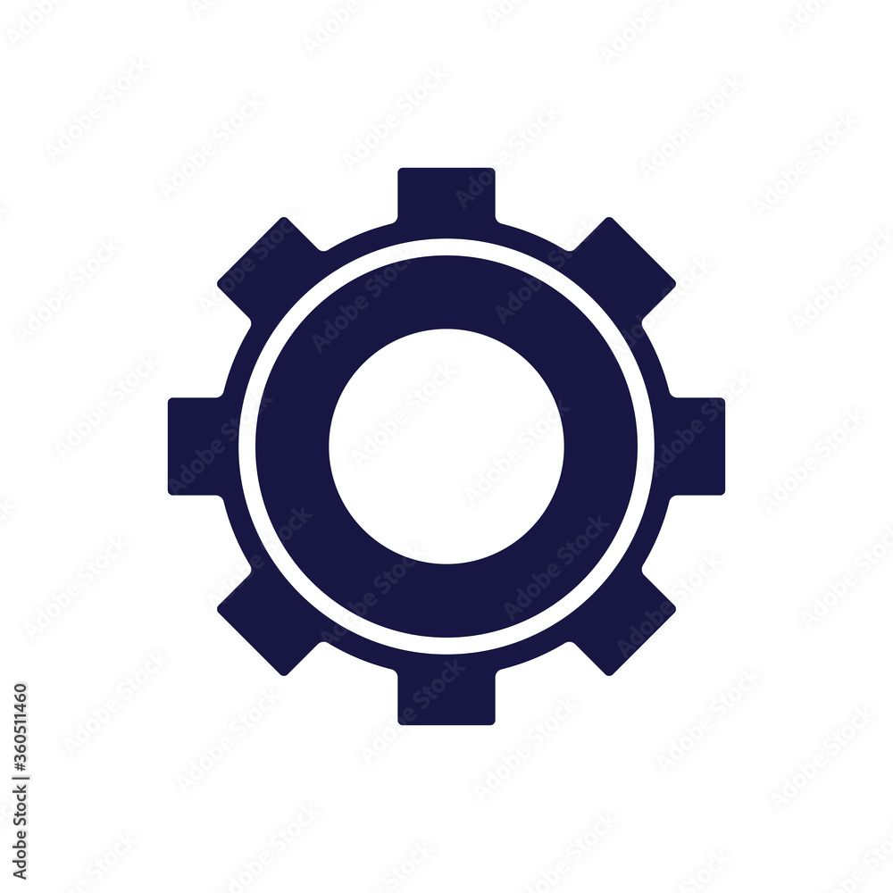 gear setting machine silhouette style icon gear setting machine silhouette style icon