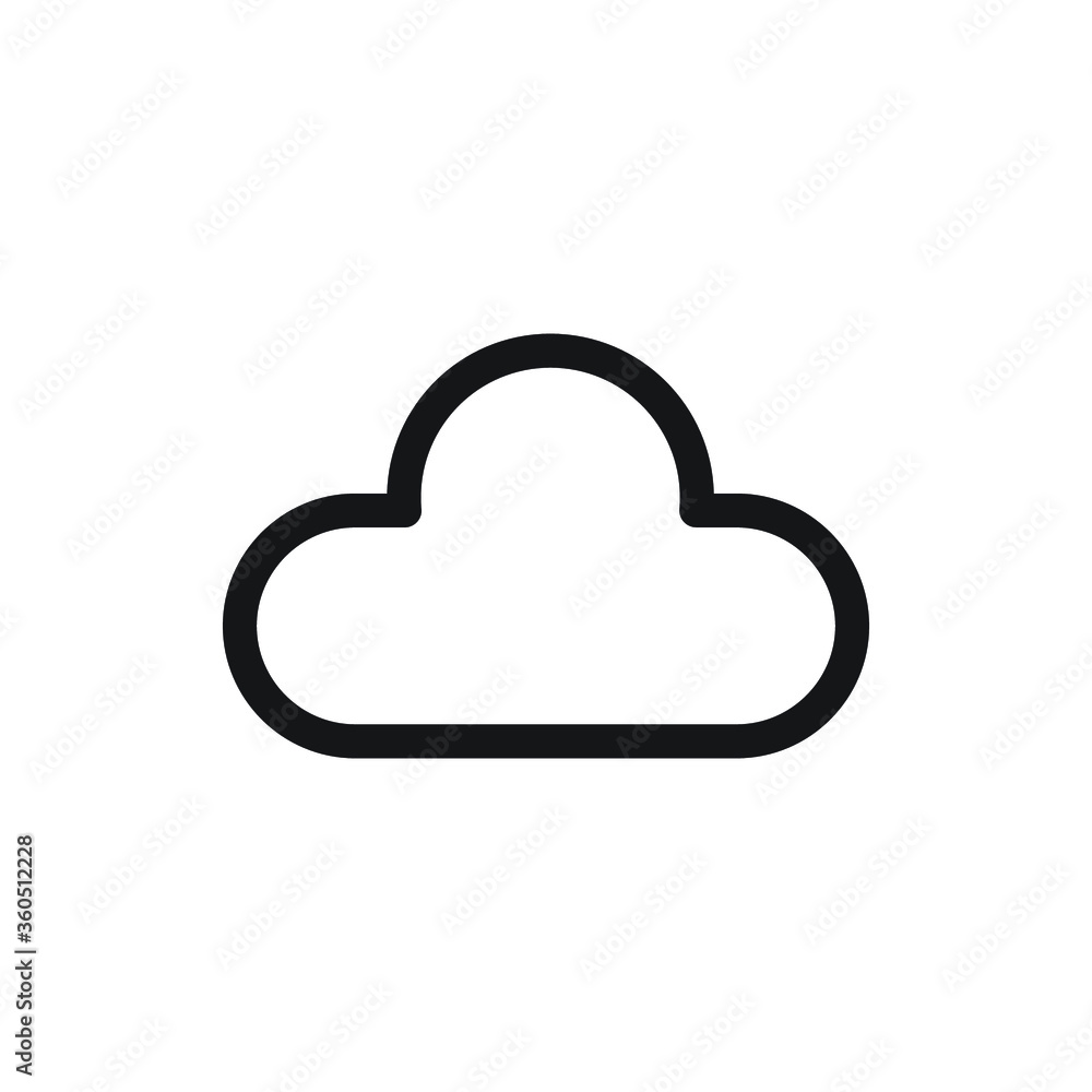 cloud weather rain sun icon vector sign symbol isolated cloud weather rain sun icon vector sign symbol isolated