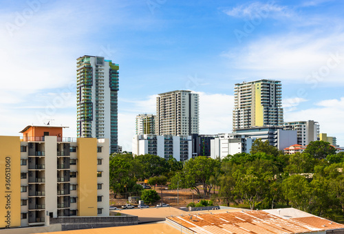 Fotografia, Obraz Modern apartment towers springing up in Darwin