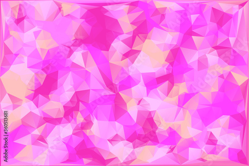 Abstract Vector Military Camouflage Background Made of Geometric Triangles Shapes.Polygonal style.