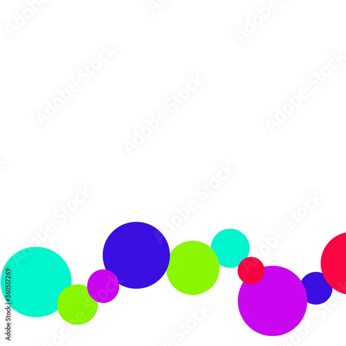 colorful balls isolated on white abstract background  graphic design illustration wallpaper