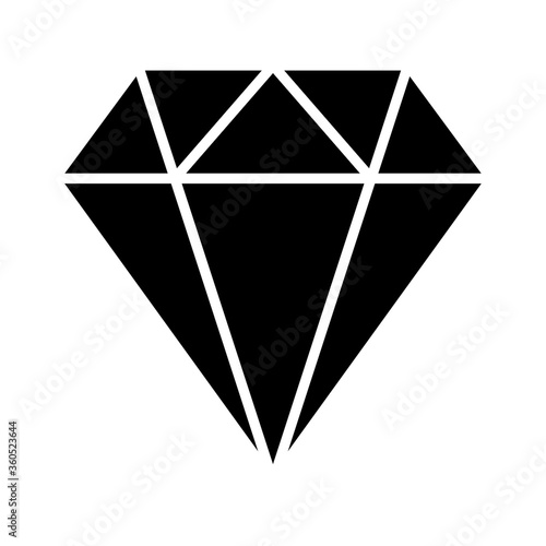 diamond jewerly stone silhouette style icon