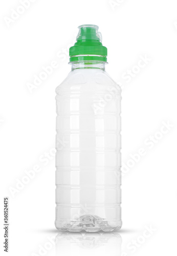 small plastic bottle with dispenser