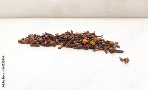 Wallpaper Mural Cloves (Syzygium aromaticum) on a White Table in Medellin, Antioquia / Colombia Torontodigital.ca