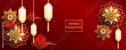 Chinese background / Vector Illustration / greetings card, invitation, posters, brochure, calendar, flyers, banners