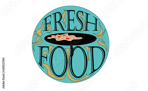 vector illustration of fried eggs
