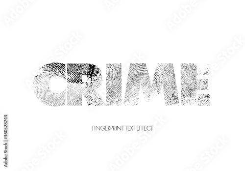 Fingerprint Text Effect
