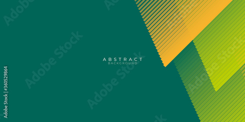 orange yellow gold and green background overlap dimension modern lines stripes bar design for text and message website design , vector. 