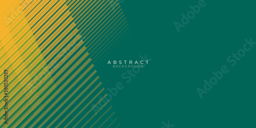Green and orange corporate lines stripes presentation background with blank copy space.  Vector illustration design for presentation, banner, cover, web, flyer, card, poster, wallpaper, texture, slide