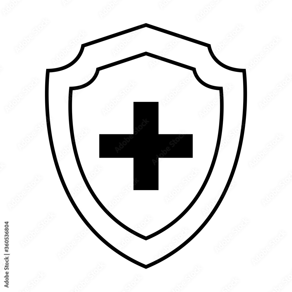 Shield Iconic and Logo Vector Flat Design Shield Iconic and Logo Vector Flat Design