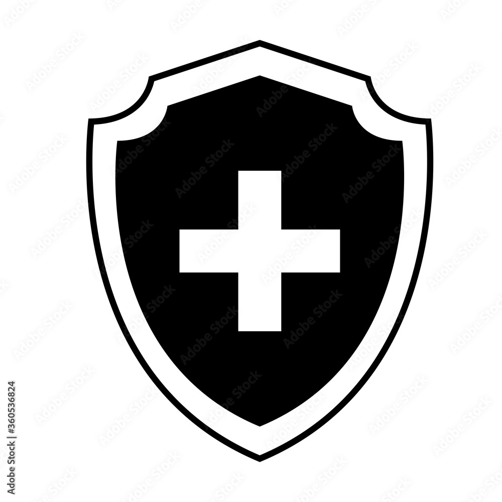 Shield Iconic and Logo Vector Flat Design Shield Iconic and Logo Vector Flat Design