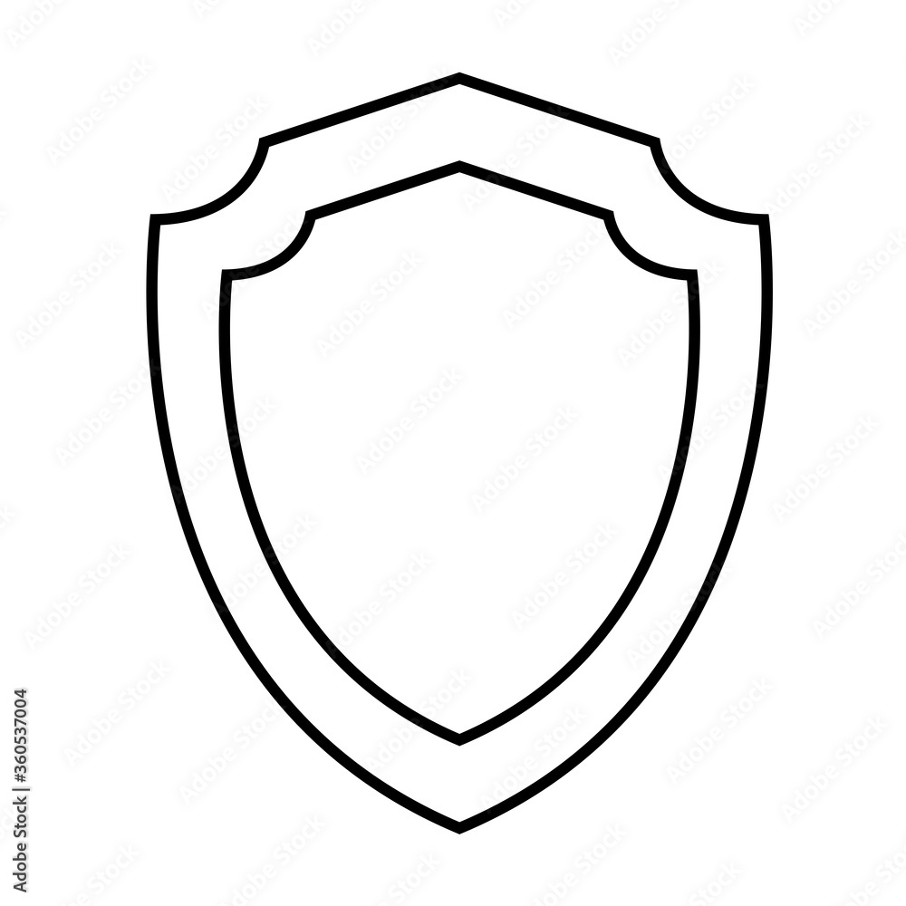 Shield Iconic and Logo Vector Flat Design Shield Iconic and Logo Vector Flat Design