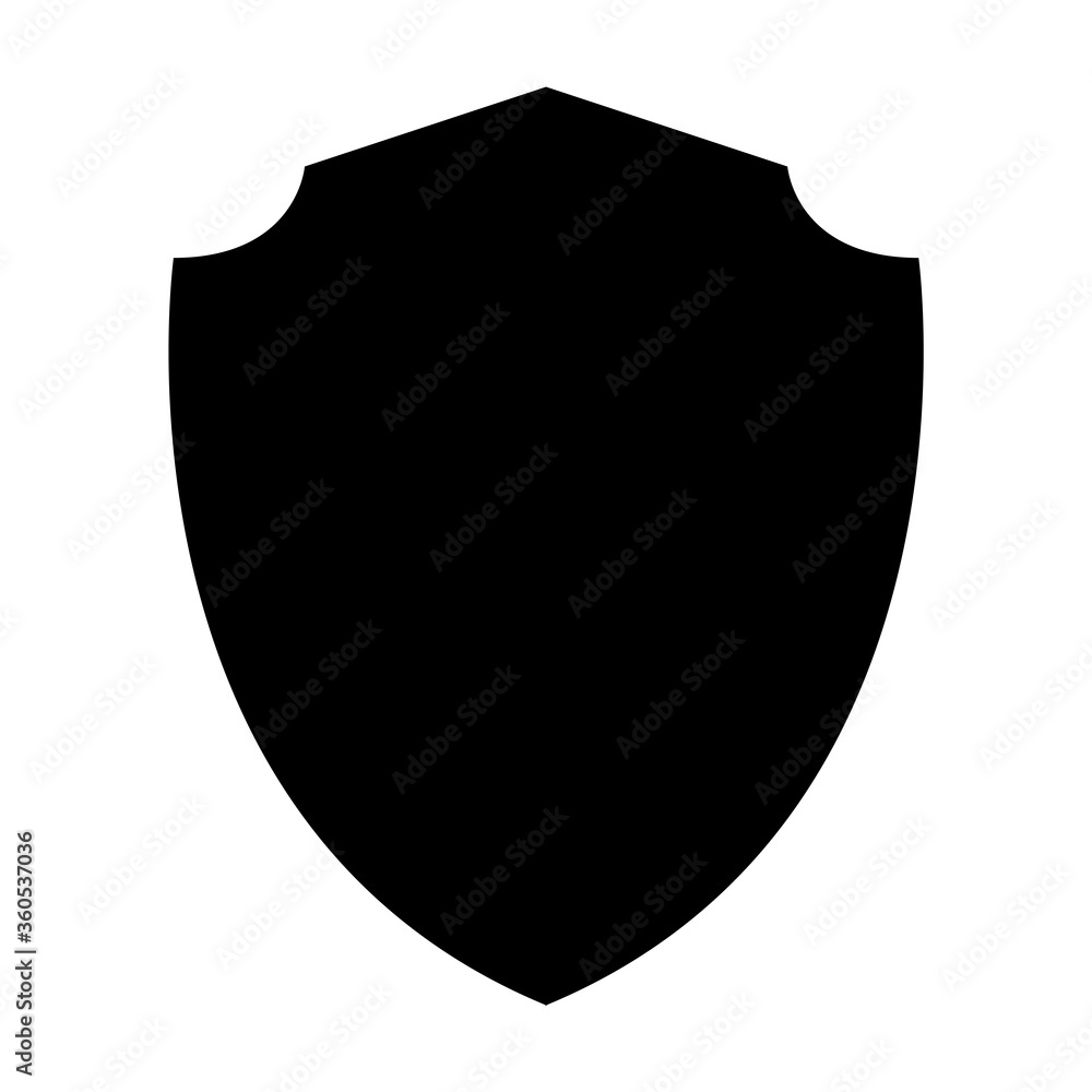 Shield Iconic and Logo Vector Flat Design Shield Iconic and Logo Vector Flat Design
