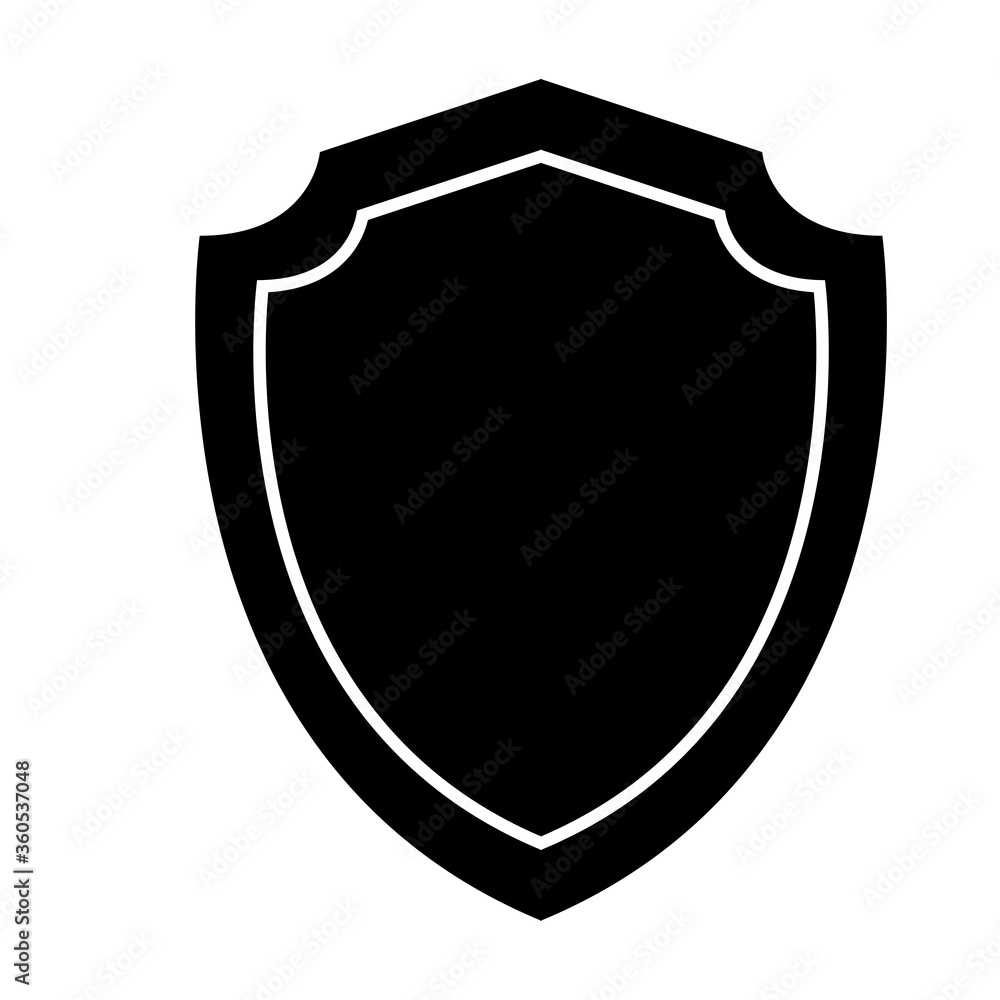 Shield Iconic and Logo Vector Flat Design Shield Iconic and Logo Vector Flat Design