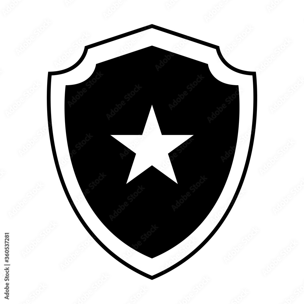 Shield Iconic and Logo Vector Flat Design Shield Iconic and Logo Vector Flat Design