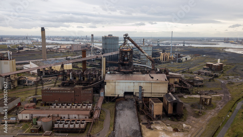 The abandoned Steel Blast Furnace at Redcar, Teesside