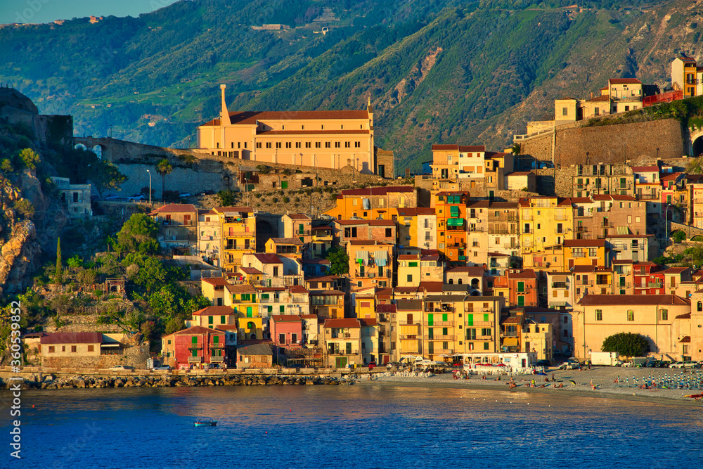 View on Scilla, an Italian seaside village.