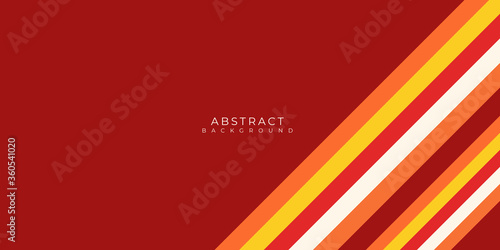 Abstract colorful orange red white yellow curve background