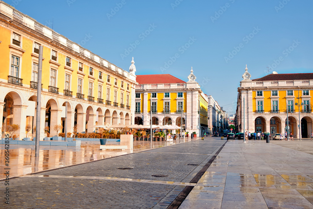 Commerce square in Lisbon, Portugal