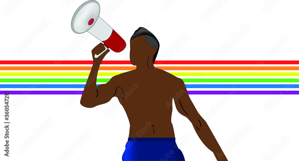 LGBT. Symbols of tolerance and equality between people LGBT. Symbols of tolerance and equality between people