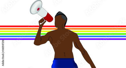 LGBT. Symbols of tolerance and equality between people