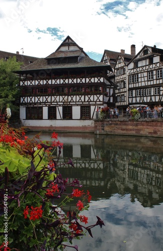 La petite france alsace in summer , Strasbourg France 