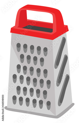 Hand grater, illustration, vector on white background