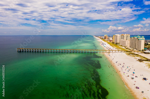 The Navarre Beach Pier in the Florida Panhandle.