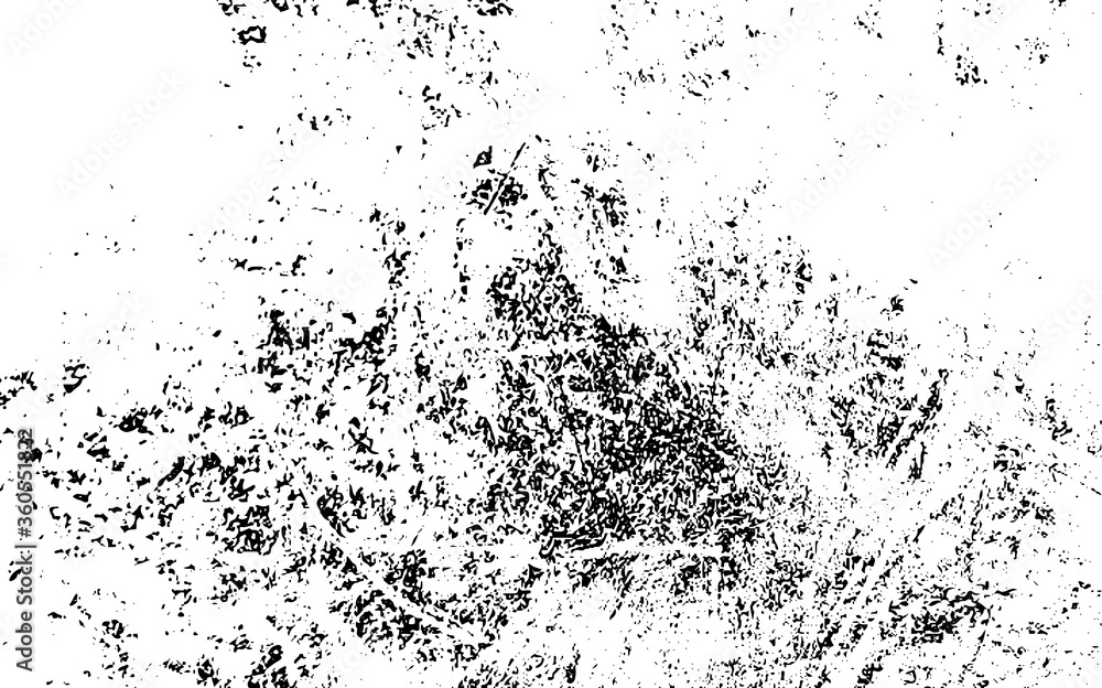 Obraz premium Rough black and white texture vector. Distressed overlay texture. Grunge background. Abstract textured effect. Vector Illustration. Black isolated on white background. EPS10