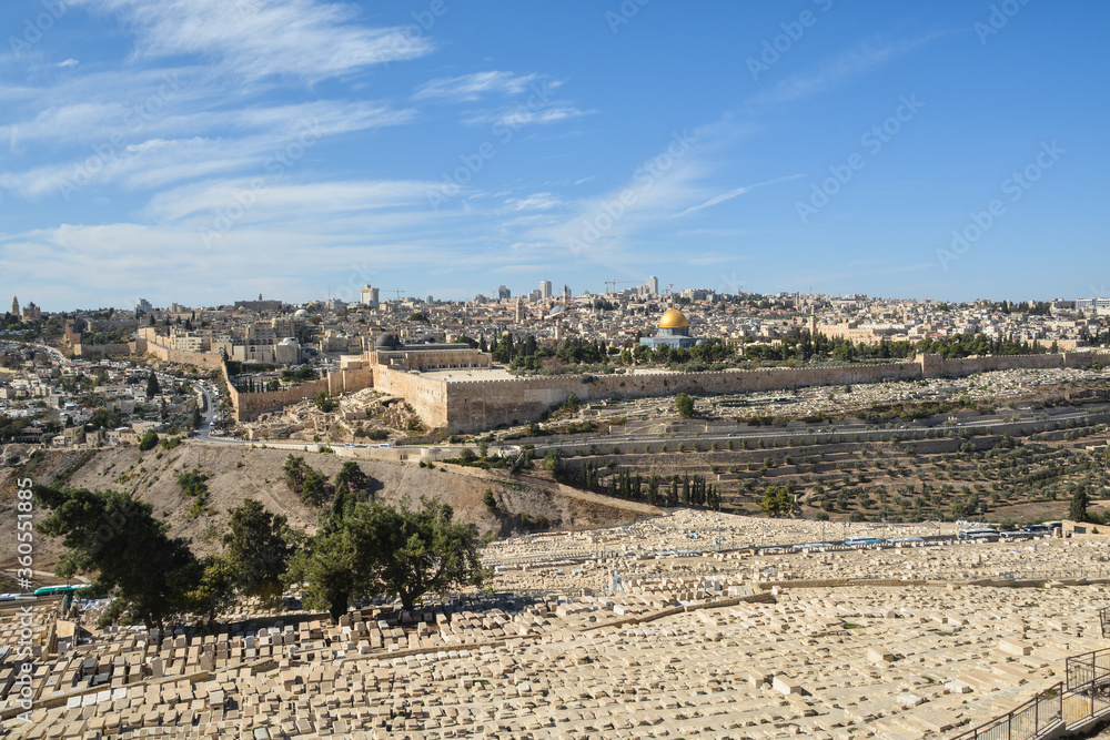 View of Jerusalem from the Mount of Olives.
