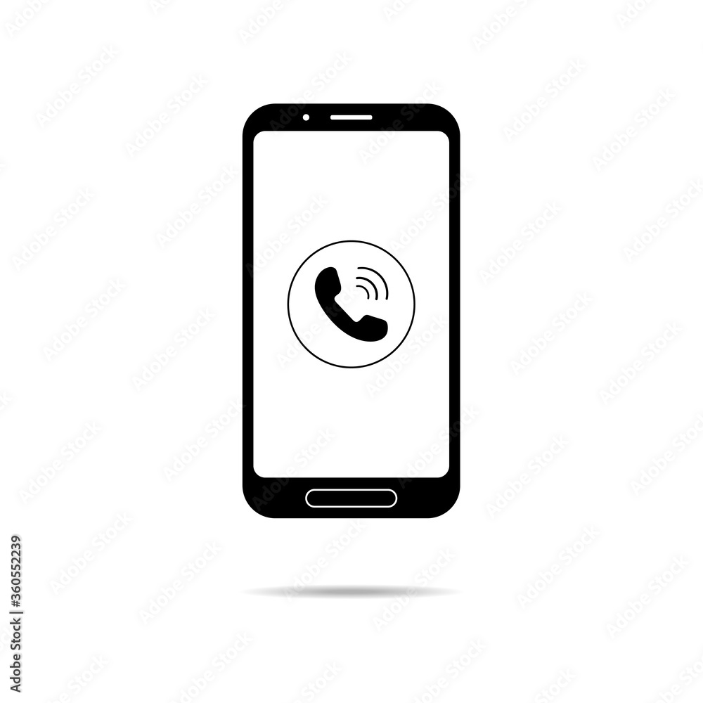 outline phone call vector icon. isolated black simple line element illustration from customer service concept. editable vector. EPS 10 outline phone call vector icon. isolated black simple line element illustration from customer service concept. editable vector. EPS 10